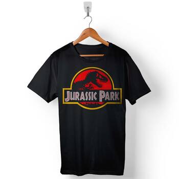 Jurassıc Park Dinazor Dinozor Baskılı Tişört Unisex T-Shirt