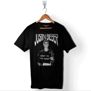 Justin Bieber 94 1994 What Do You Man Mean Baskılı Tişört Unisex T-Shirt