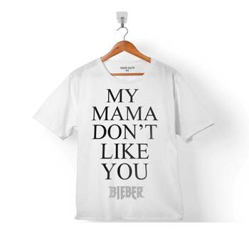 JUSTIN BIEBER PURPOSE TOUR MY MAMA DONT LIKE ÇOCUK TİŞÖRT