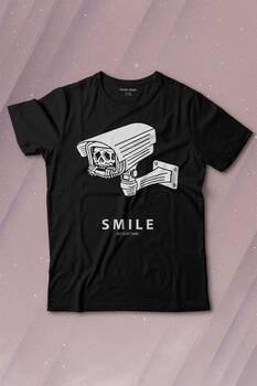 Kamera Smile Selfie Big Brother Baskılı Tişört Çocuk T-shirt