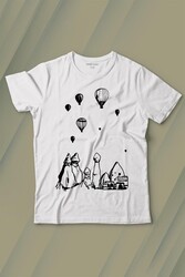 Kapadokya Nevşehir Peri Bacaları Cappadocia Baskılı Tişört Çocuk T-shirt - Thumbnail