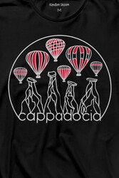 Kapadokya Nevşehir Peri Pacaları Cappadocia Uzun Kollu Tişört Baskılı T-Shirt - Thumbnail