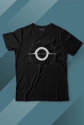 Kara Delik Uzay Zaman Galaksi Karadelik Baskılı Tişört Çocuk T-shirt - Thumbnail