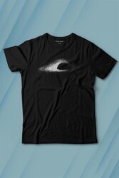 Kara Delik Uzay Zaman Galaksi Karadelikler Cosmos Kümesi Baskılı Tişört Çocuk T-shirt - Thumbnail