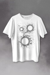 Kara Delik Uzay Zaman Galaksi Karadelikler Cosmos Kümesi Baskılı Tişört Unisex T-shirt - Thumbnail