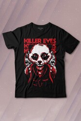 Katil Gözler Killer Eyes Panda Baskılı Tişört Çocuk T-shirt - Thumbnail