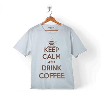 KEEP CALM AND DRINK COFFEE THE BARİSTA KAHVE ÇOCUK TİŞÖRT