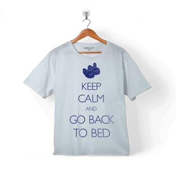 KEEP CALM AND GO BACK TO BED YATAĞA GERİ DÖN ÇOCUK TİŞÖRT