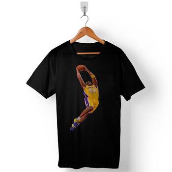 Kobe Braynt Black Mamba Nba Basketball Baskılı Tişört Unisex T-Shirt