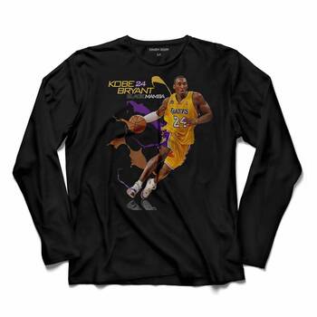 KOBE BRAYNT BLACK MAMBA NBA BASKETBALL UZUN KOLLU TİŞÖRT