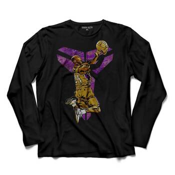 KOBE BRYANT BLACK MAMBA BASKETBALL 1 UZUN KOLLU TİŞÖRT