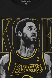 Kobe Bryant Los Angeles Lakers No 8 Basketball Baskılı Tişört Unisex T-shirt - Thumbnail