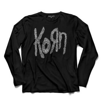 KORN METAL MUSIC LOGO 2 UZUN KOLLU TİŞÖRT