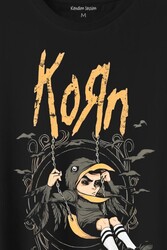 Korn Metal Rock Müzik Baskılı Tişört Unisex T-Shirt - Thumbnail