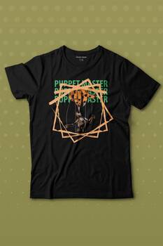 Kukla Puppet Master Geometric Baskılı Tişört Çocuk T-shirt