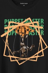 Kukla Puppet Master Geometric Baskılı Tişört Unisex T-Shirt - Thumbnail