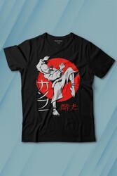 Kung Fu Uzak Doğu Spor Japonca Japanese Baskılı Tişört Çocuk T-shirt - Thumbnail