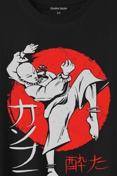 Kung Fu Uzak Doğu Spor Japonca Japanese Baskılı Tişört Unisex T-Shirt - Thumbnail