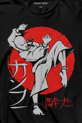 Kung Fu Uzak Doğu Spor Japonca Japanese Uzun Kollu Tişört Baskılı T-Shirt - Thumbnail