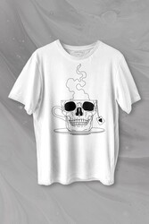 Kurukafa Kahve Çay Streetwear Baskılı Tişört Unisex T-shirt - Thumbnail