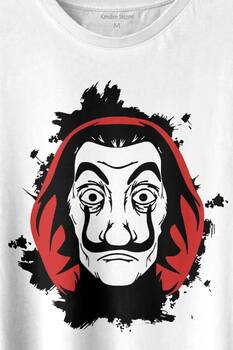 La Casa De Papel Dali Mask Maskesi Baskılı Tişört Unisex T-shirt