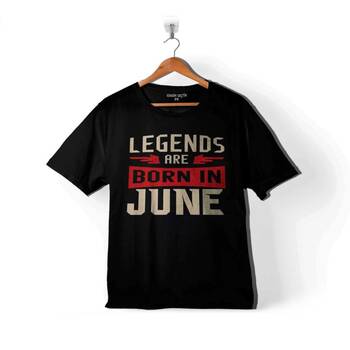 LEGENDS ARE BORN IN JUNE DOĞUM GÜNÜ HEDİYE ÇOCUK TİŞÖRT