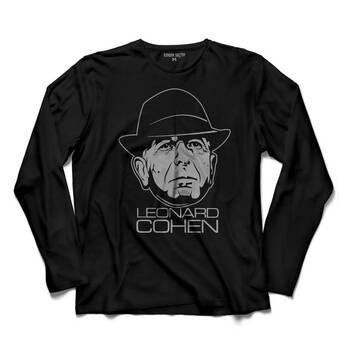 LEONARD COHEN KOHEN UZUN KOLLU TİŞÖRT