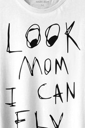 Look Mom I Can Fly Travis Scott Baskılı Tişört Unisex T-shirt - Thumbnail