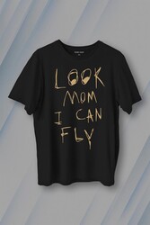 Look Mom I Can Fly Travis Scott Baskılı Tişört Unisex T-Shirt - Thumbnail