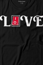 Love Live Tipografi Anahatar Baskılı Tişört Çocuk T-shirt - Thumbnail