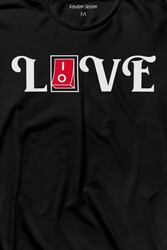 Love Live Tipografi Anahatar Uzun Kollu Tişört Baskılı T-Shirt - Thumbnail