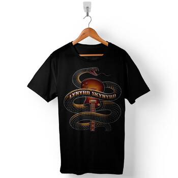 Lynyrd Skynyrd Snake Cobra Guıtar Music Baskılı Tişört Unisex T-Shirt