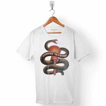 LYNYRD SKYNYRD SNAKE COBRA GUITAR MUSIC ERKEK TİŞÖRT