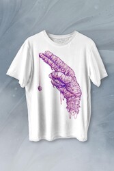 Mano Duo El Mumya Baskılı Tişört Unisex T-shirt - Thumbnail