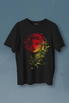 Marilyin Monroe Aptal Sarışın 60 S Nostalji Film Movie Retro Baskılı Tişört Unisex T-Shirt