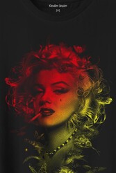 Marilyin Monroe Aptal Sarışın 60 S Nostalji Film Movie Retro Baskılı Tişört Unisex T-Shirt - Thumbnail