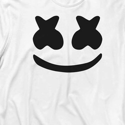 Marshmello Dj Chrıstopher Comstock Uzun Kollu Tişört Baskılı T-Shirt - Thumbnail