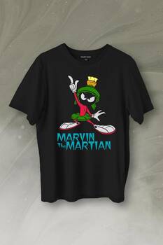 Marvin The Martian Marslı Marvin Çizgi Film Baskılı Tişört Unisex T-Shirt