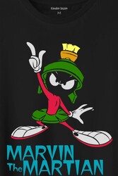 Marvin The Martian Marslı Marvin Çizgi Film Baskılı Tişört Unisex T-Shirt - Thumbnail