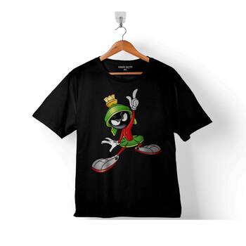 MARVIN THE MARTIAN MARSLI MARVİN LOGO 2 ÇOCUK TİŞÖRT