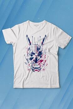 Mask Hannya Demon Japonca Japanese Maske Oni Baskılı Tişört Çocuk T-shirt