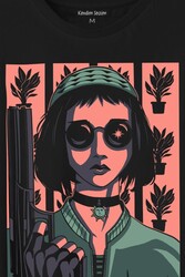 Mathilda Leon Sevginin Gücü Leon The Professional Film Baskılı Tişört Unisex T-Shirt - Thumbnail