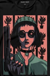 Mathilda Leon Sevginin Gücü Leon The Professional Film Uzun Kollu Tişört Baskılı T-Shirt - Thumbnail