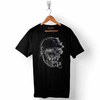 Maymunlar Cehennemi Caesar Evrim Evolution Maymun War Planet Apes Şempanze Baskılı Tişört Unisex T-Shirt