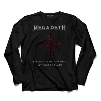 MEGADETH CRYPTIC WRITINGS LOGO UZUN KOLLU TİŞÖRT