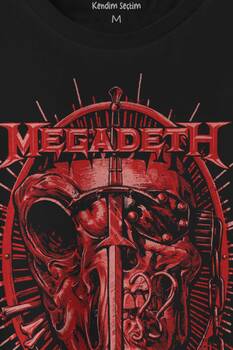 Megadeth Lamb Of God Baskılı Tişört Unisex T-shirt