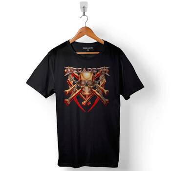 Megadeth Skull Killın Is Baskılı Tişört Unisex T-Shirt