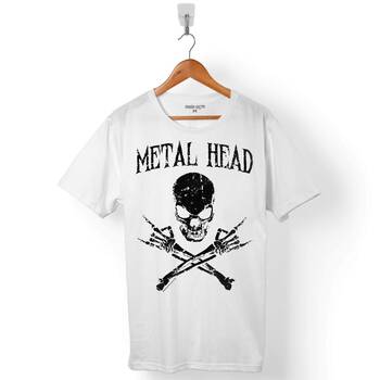 METAL HEAD SKULL KURU KAFA METALLICAERKEK TİŞÖRT