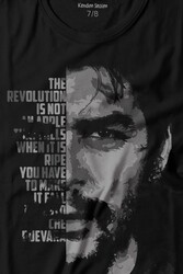 Metal Poster Ernosto Che Guevara Hafl Face Yarım Yüz Baskılı Tişört Çocuk T-shirt - Thumbnail