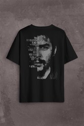 Metal Poster Ernosto Che Guevara Hafl Face Yarım Yüz Sırt Ön Baskılı Oversize Tişört Unisex T-Shirt - Thumbnail